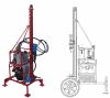 hd-30b man portable drilling rig (wheel type)